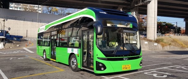 전기버스. 서울시내  연내 29대로 확대된다