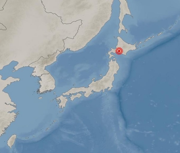 일본 홋카이도 지진 (사진=기상청 홈페이지)