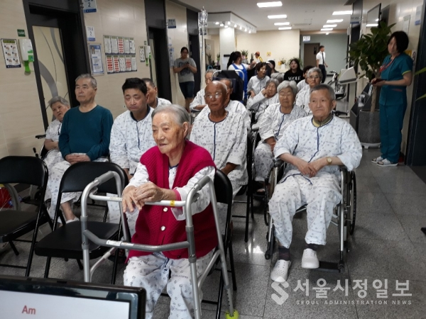 광양시 공립노인전문요양 병원 봉사활동