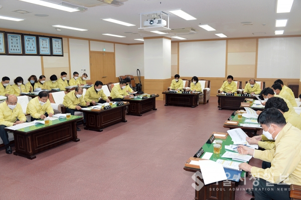 광양시의회, 코로나19 확산 차단 위한 의원간담회 개최