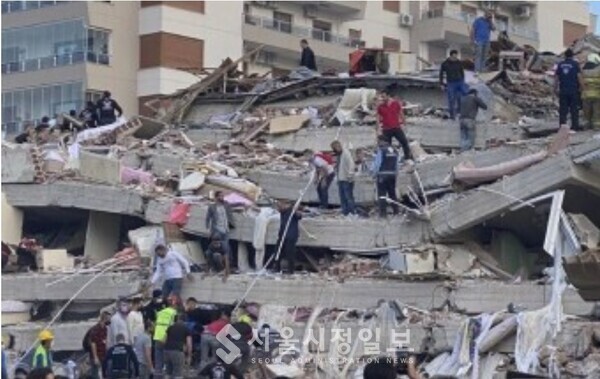 튀르키예 지진현장