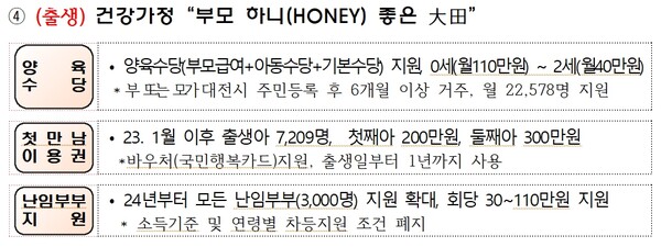 '하니(HONEY) 대전 프로젝트' 세번째:  ‘부모 하니(HONEY) 좋은 대전’  / 대전시 제공.